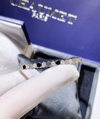 High-Polished 18K Gold Diamond Bracelet - Quality Custom Jewelry