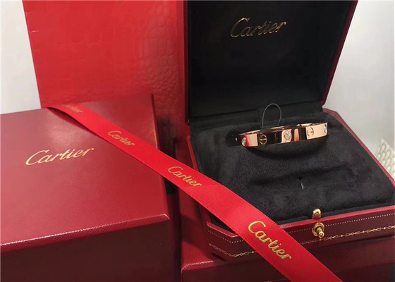 Real Au750 Gold Cartier Bracelet Love Unisex 0.42 Carat Iconic Screw best jewelry manufacturer in china