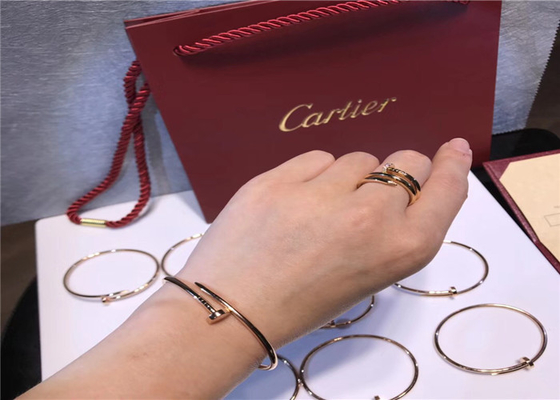 Cartier Jewelry 18K gold JUSTE UN CLOU Bracelet Original quality luxury jewelry